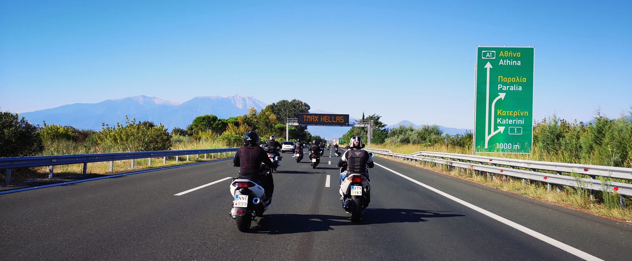 TMAX στην εθνική οδό